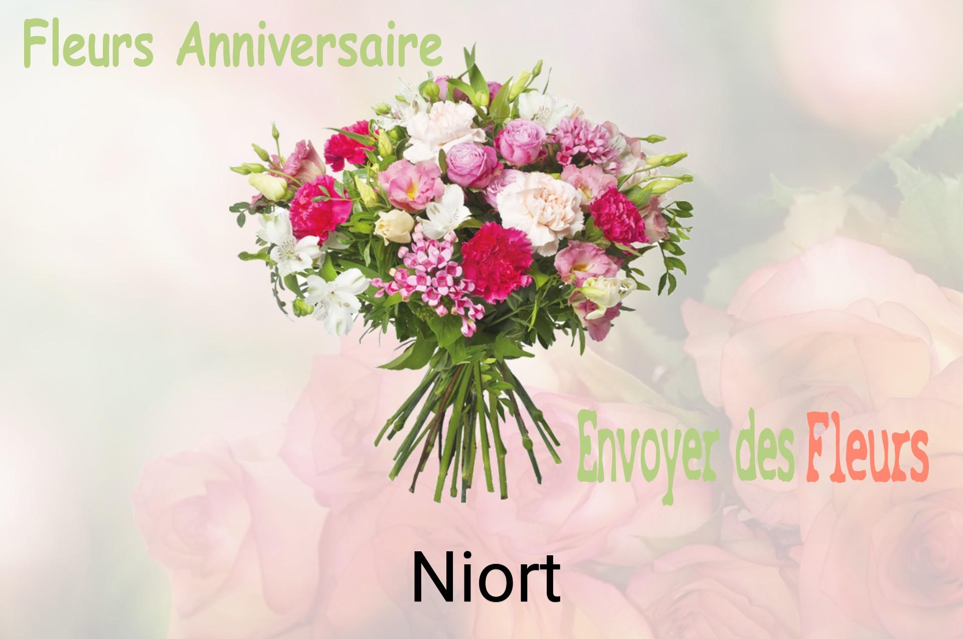 Bouquet de fleurs d’anniversaire livré à Niort
